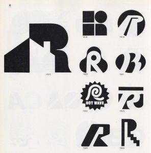 R4英文字体设计-图酷设计