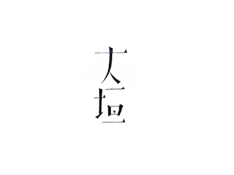 大垣艺术字体设计-图酷设计