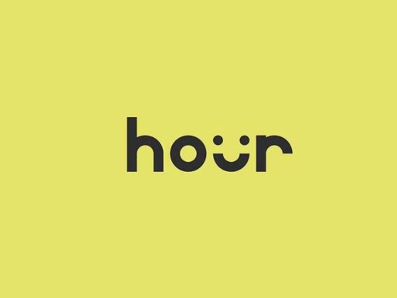 hour英文字体设计-图酷设计