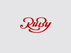 RUBY英文字体设计-图酷设计