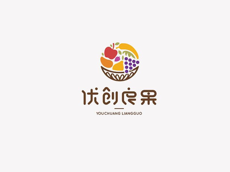 优创良果艺术字体设计-图酷设计