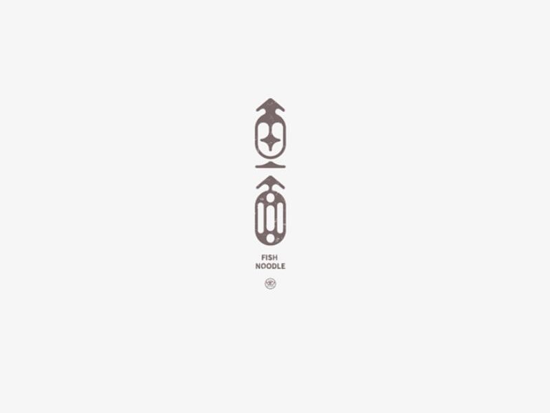 鱼面艺术字体设计-图酷设计