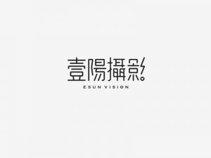 壹陽摄影艺术字体设计-图酷设计