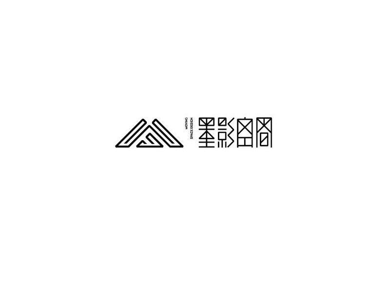 墨影空间艺术字体设计-图酷设计