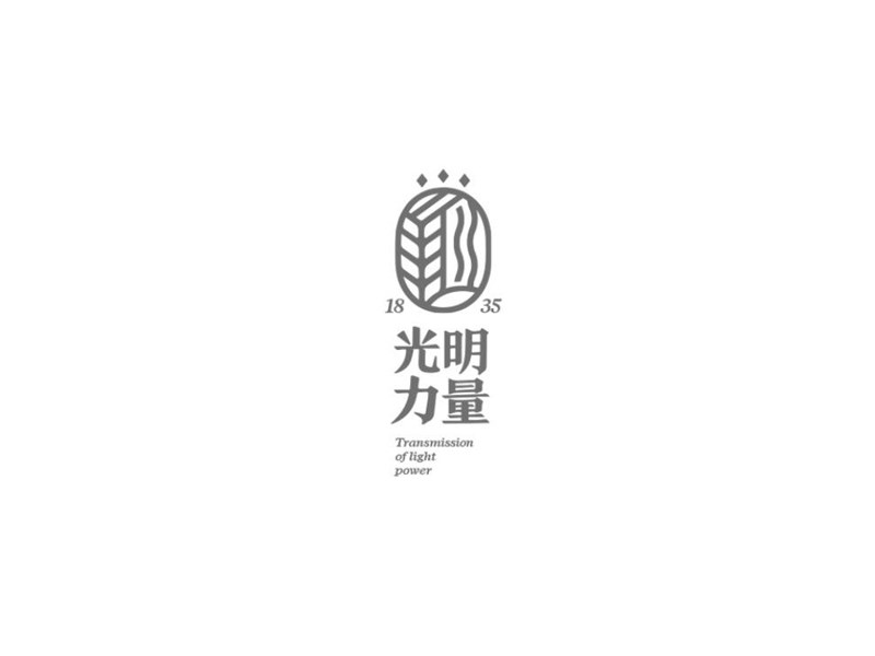 光明力量艺术字体设计-图酷设计