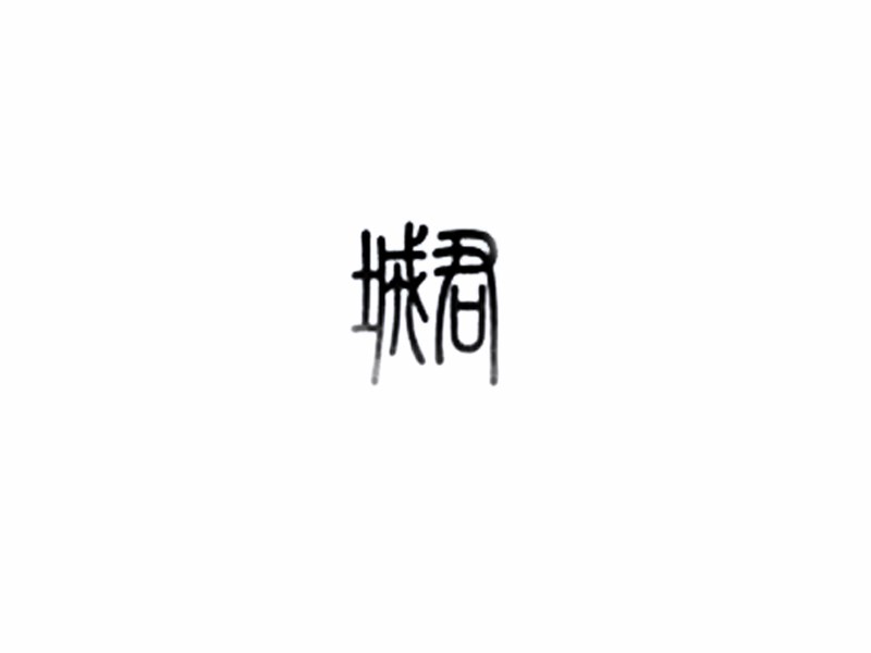 城君艺术字体设计-图酷设计