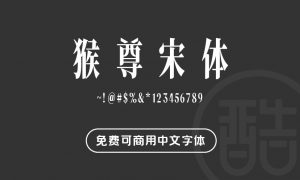 猴尊宋体-图酷设计