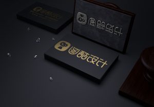 图酷黑金LOGOPSD样机-图酷设计