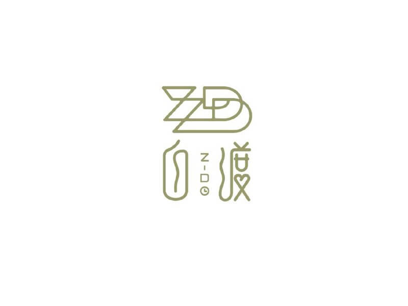 白渡艺术字体设计-图酷设计