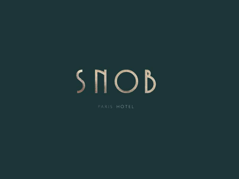 SNOB英文字体设计-图酷设计
