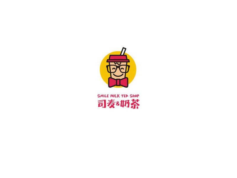 司麦奶茶艺术字体设计-图酷设计
