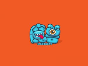 魔兽图形字体设计-图酷设计